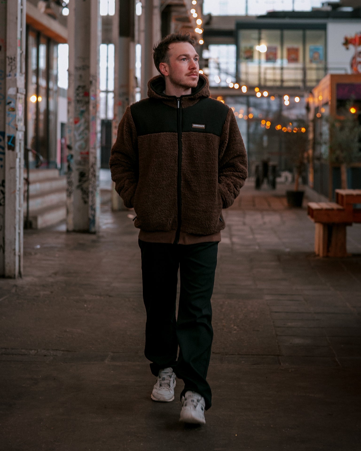 Teddy Jacket | SRKRTS | Brown | Lined