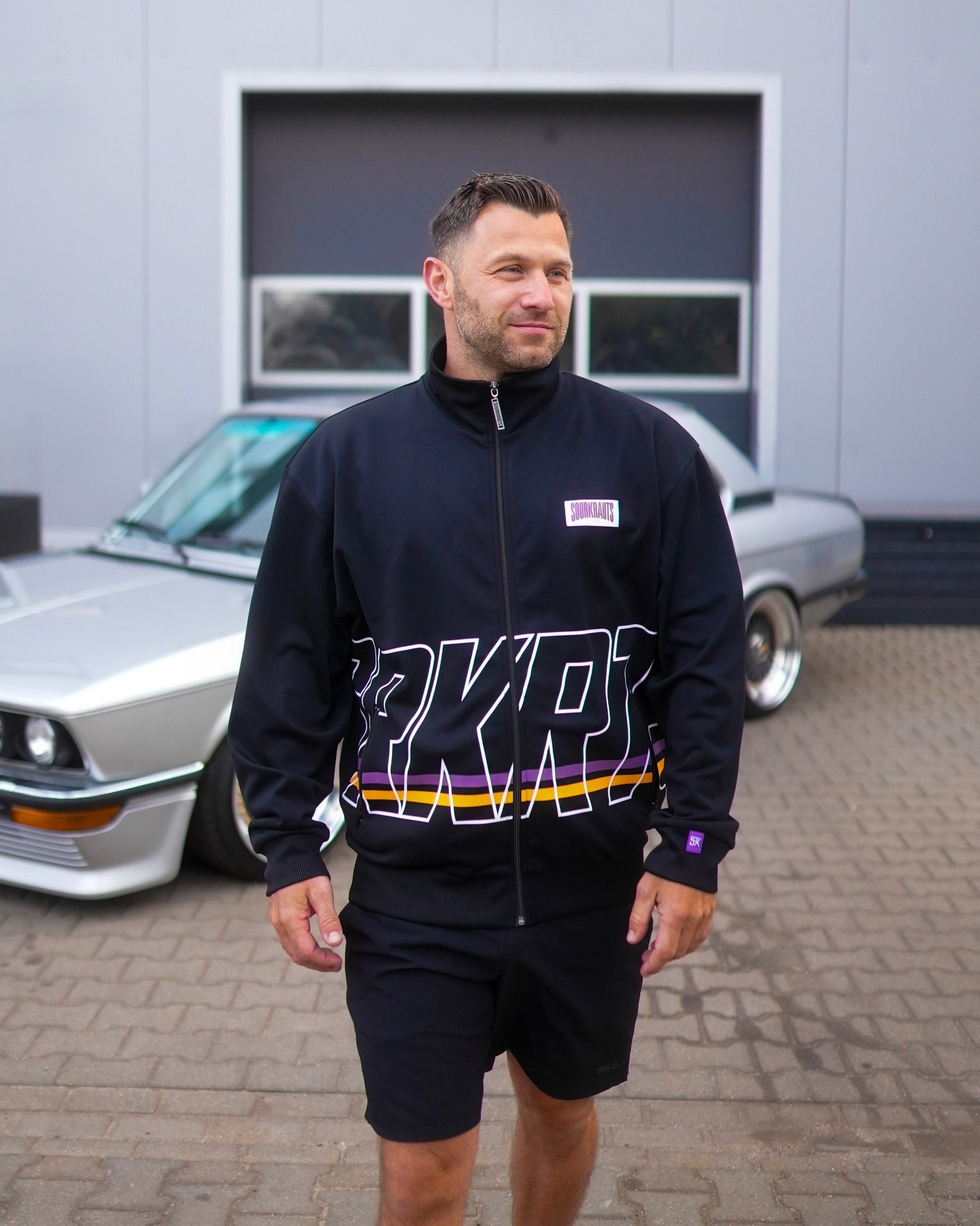 Track Club Jacke | SRKRTS | Schwarz