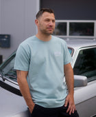 T-Shirt | Sunday Drivers | Blau