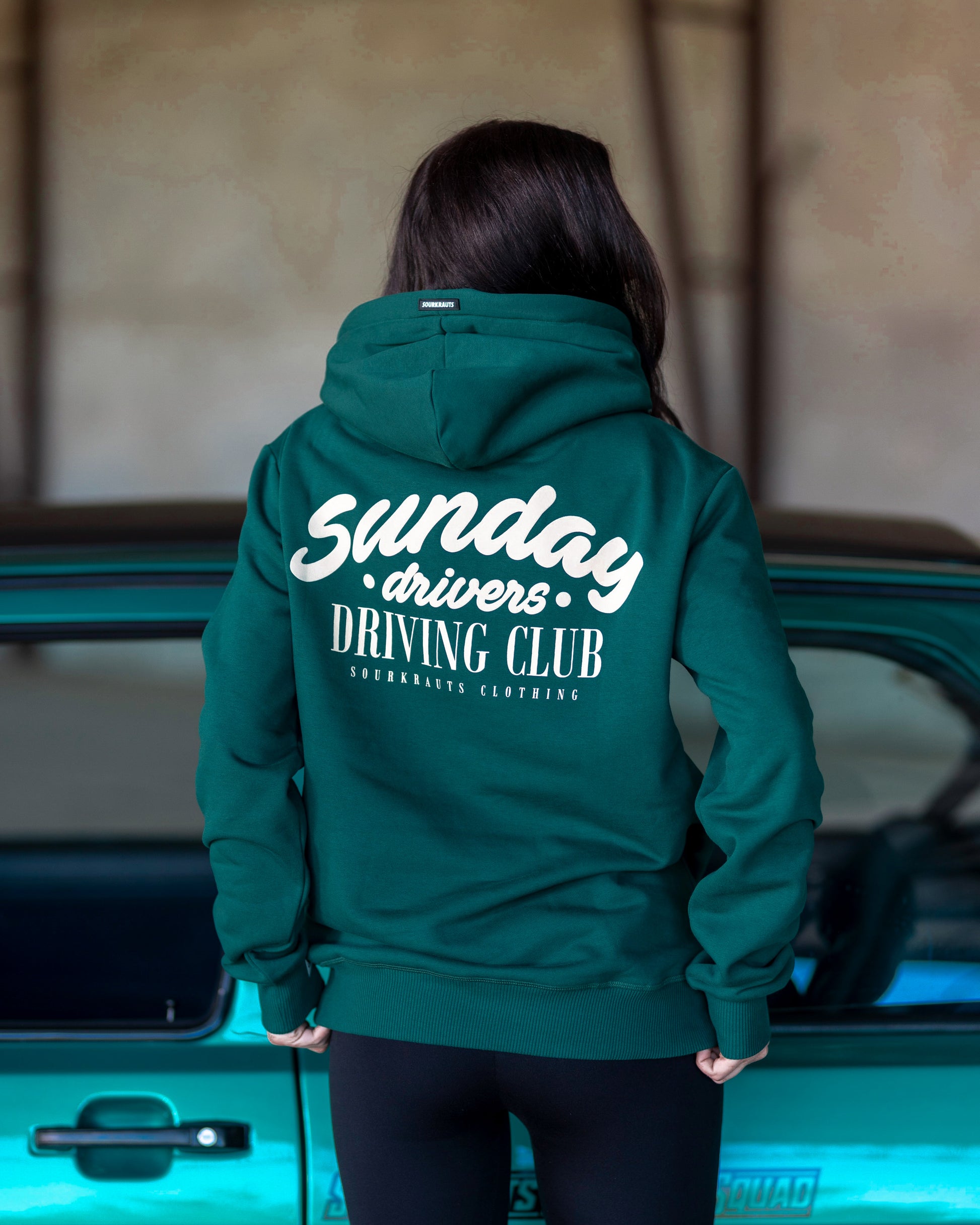 Unisex Hoodie | Sunday Drivers | Grün