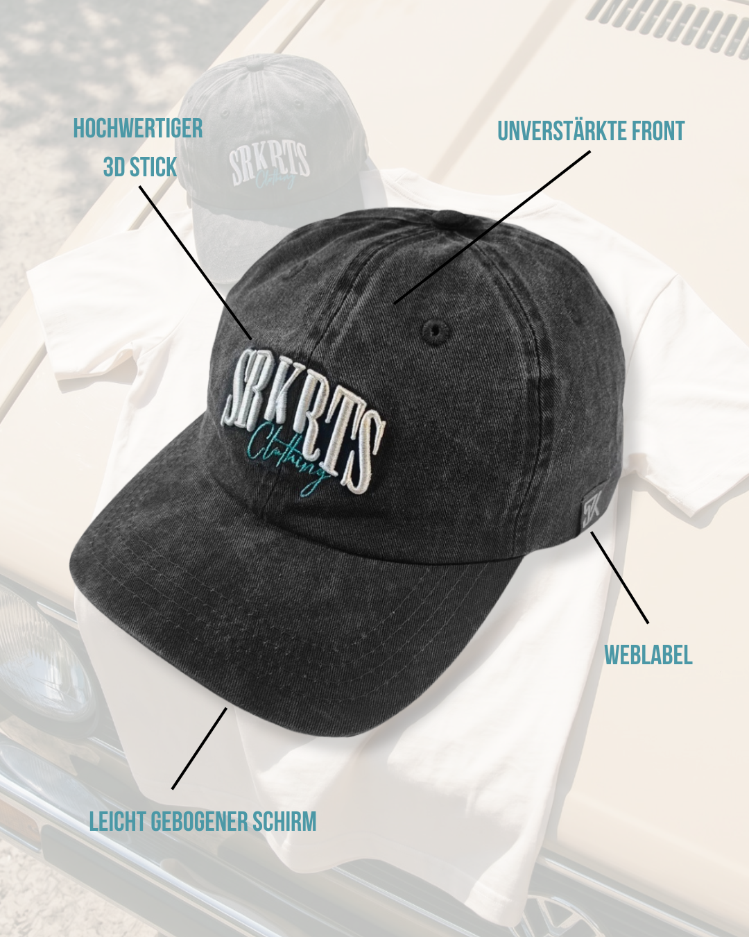 Dadcap | Passion | Washed Black