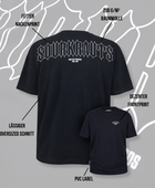 Oversized | T-Shirt | Spikes | Black