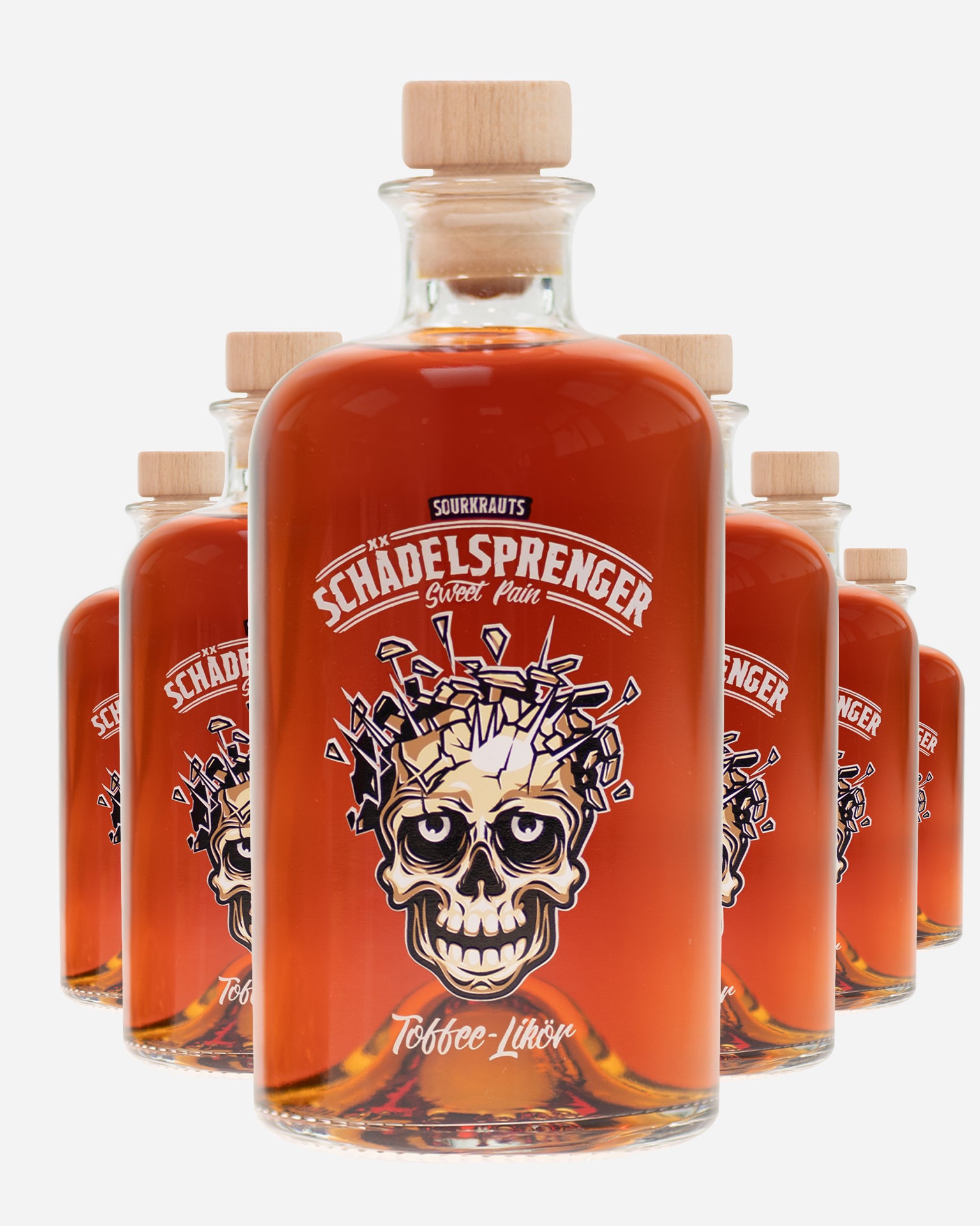 6-piece Bundle Skull Crusher Toffee Liqueur