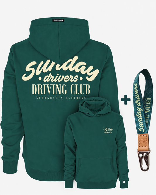 Unisex Hoodie | Sunday Drivers | Grün