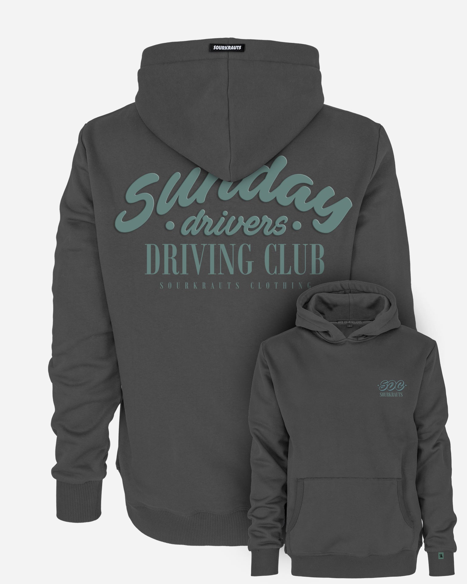 Unisex Hoodie | Sunday Drivers | Dark Gray