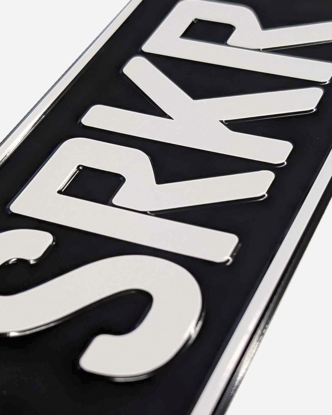 License Plate 34CM | SRKRTS | Black