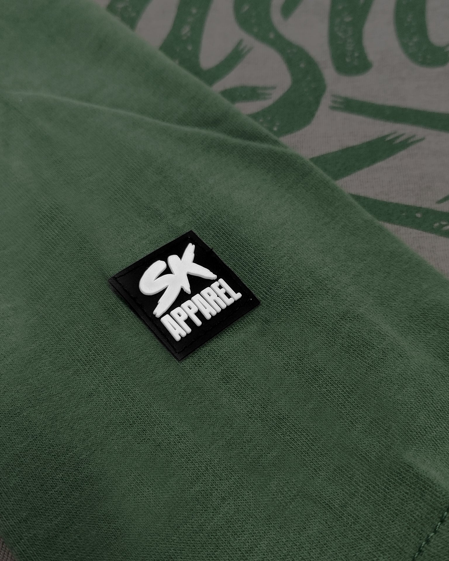 Longsleeve Jim | Grau Grün