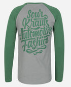 Longsleeve Jim | Grau Grün