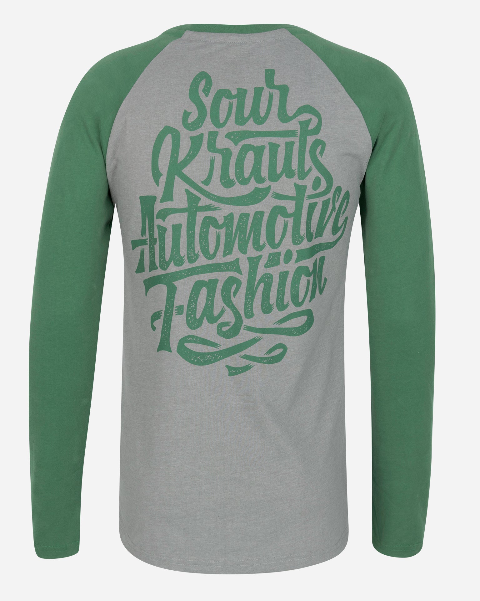 Longsleeve Jim | Grau Grün