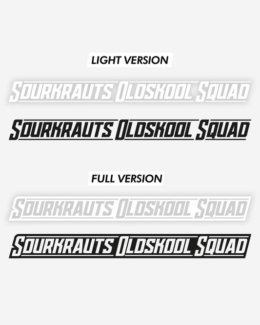 Aufkleber Oldskool Squad | Plot | 50CM