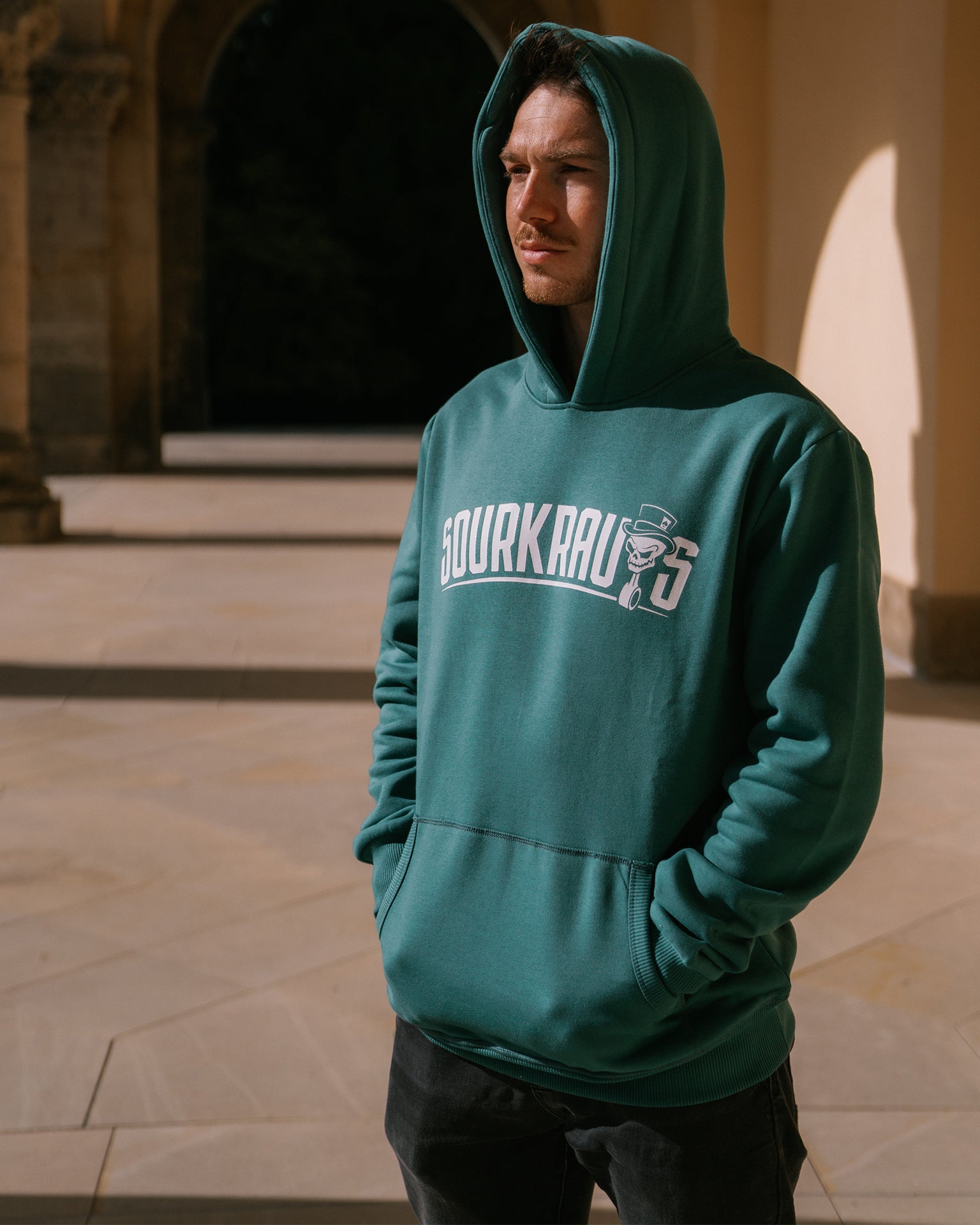 Unisex Hoodie | SK I | Viridian Green