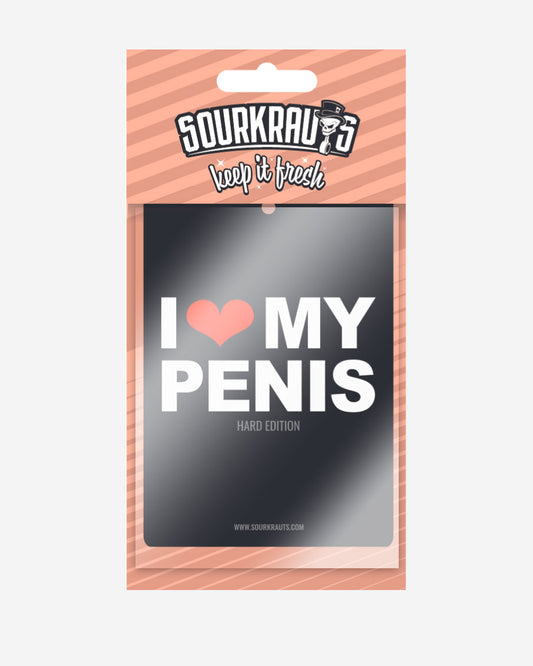 Air freshener I Love My Penis - Hard Edition -