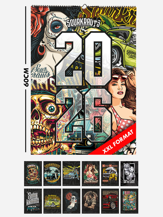 Sourkrauts XXL Kalender 2026 DIN A2