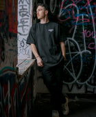 Oversized | T-Shirt | Spikes | Black