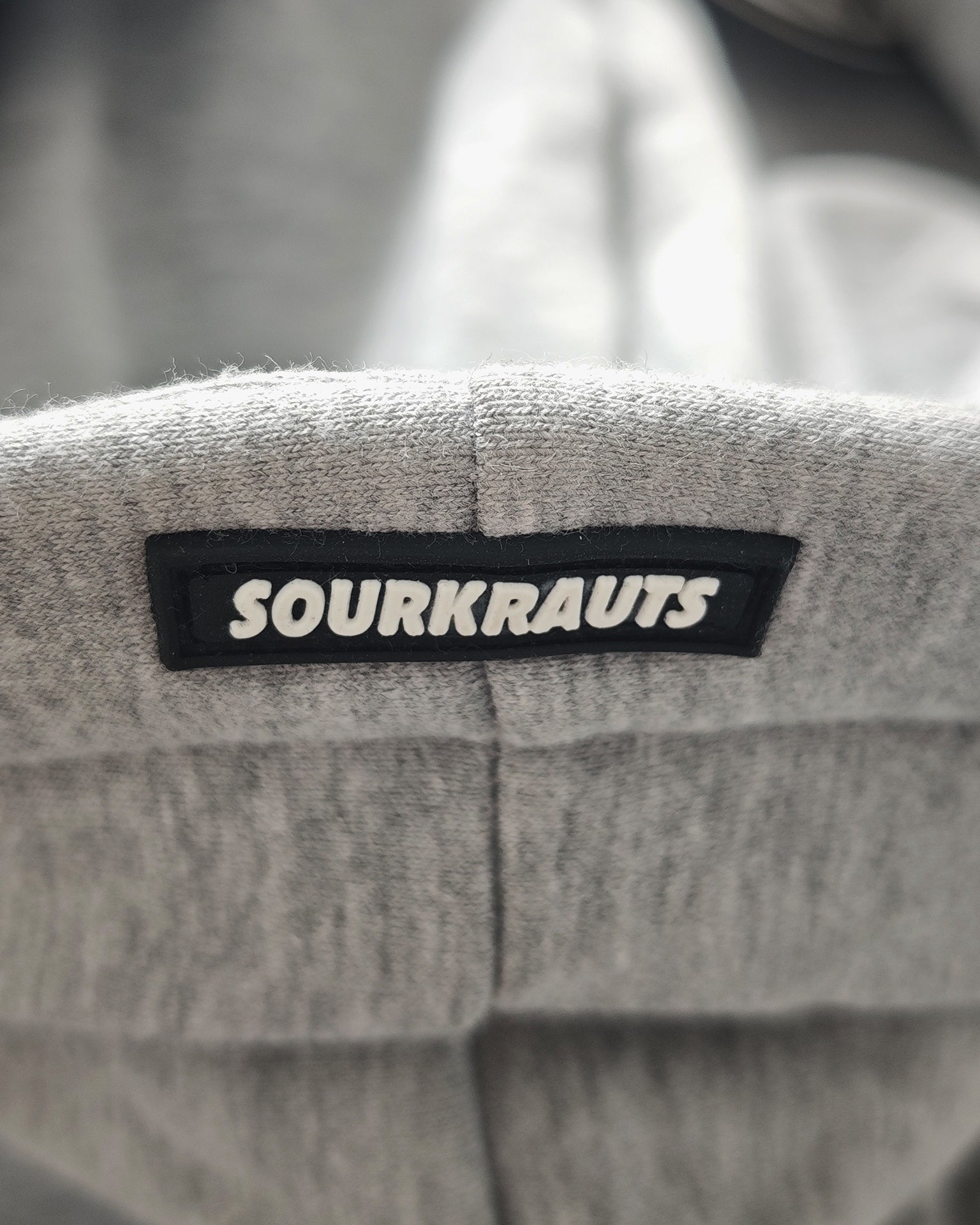 Oversized Unisex Hoodie | Stripes | Grau Meliert