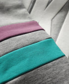 Oversized Unisex Hoodie | Stripes | Grau Meliert