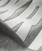 Oversized Unisex Hoodie | Stripes | Grau Meliert