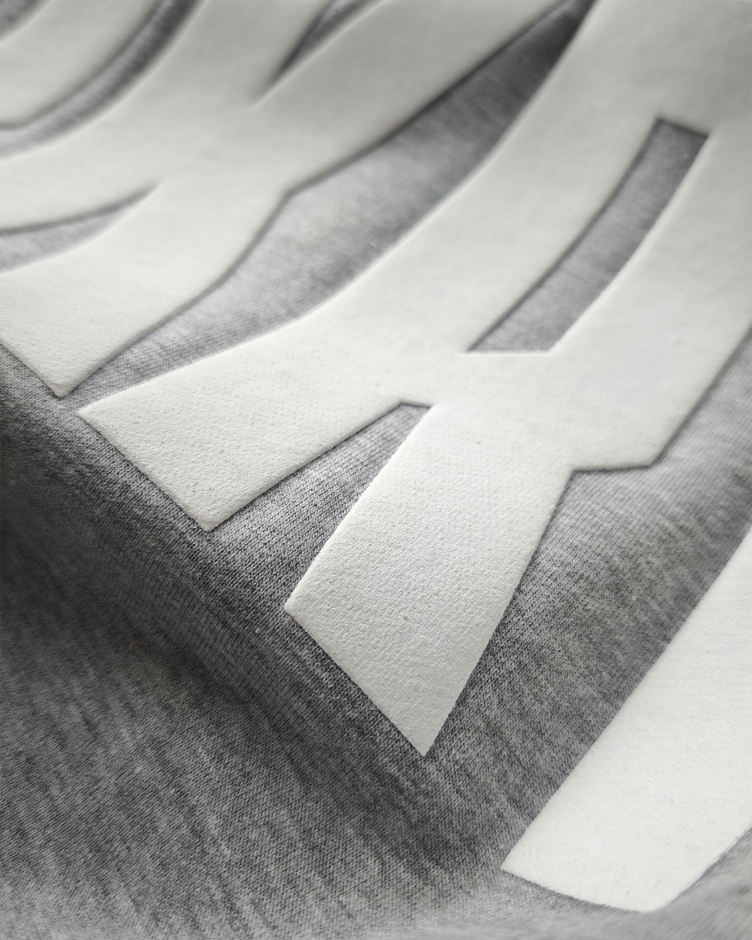 Oversized Unisex Hoodie | Stripes | Grau Meliert