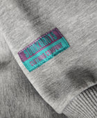 Oversized Unisex Hoodie | Stripes | Grau Meliert