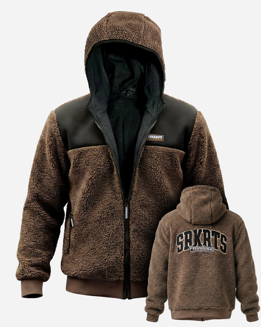 Teddy Jacke | SRKRTS | Braun | Gefüttert