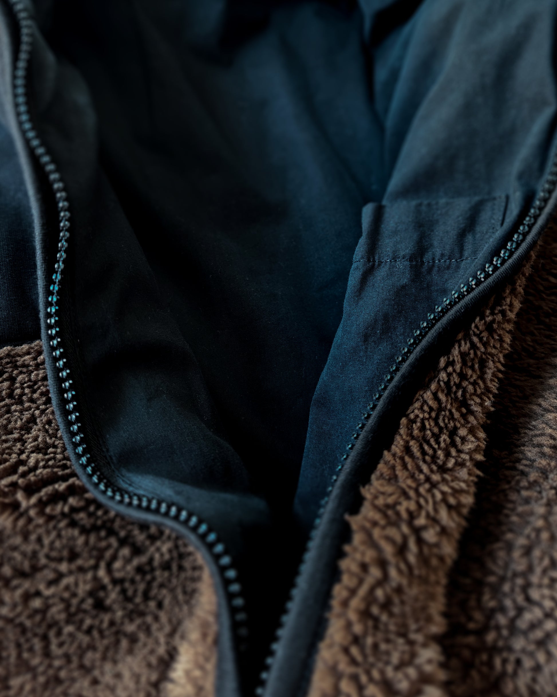 Teddy Jacket | SRKRTS | Brown | Lined