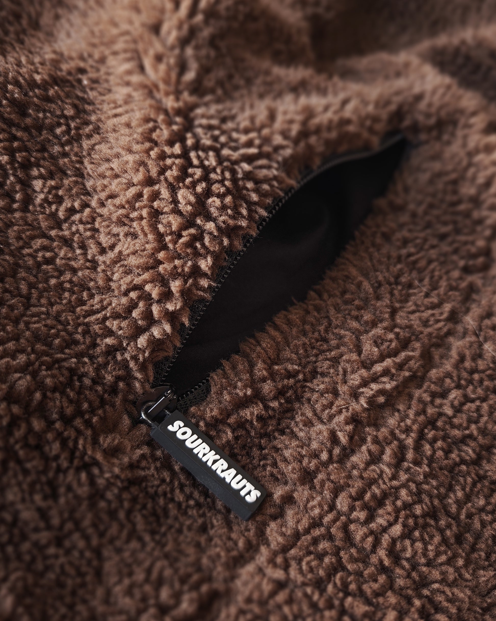 Teddy Jacket | SRKRTS | Brown | Lined