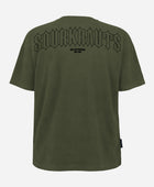 Oversized | T-Shirt |  Spikes | Olive