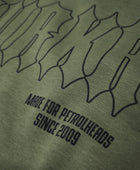 Oversized | T-Shirt |  Spikes | Olive