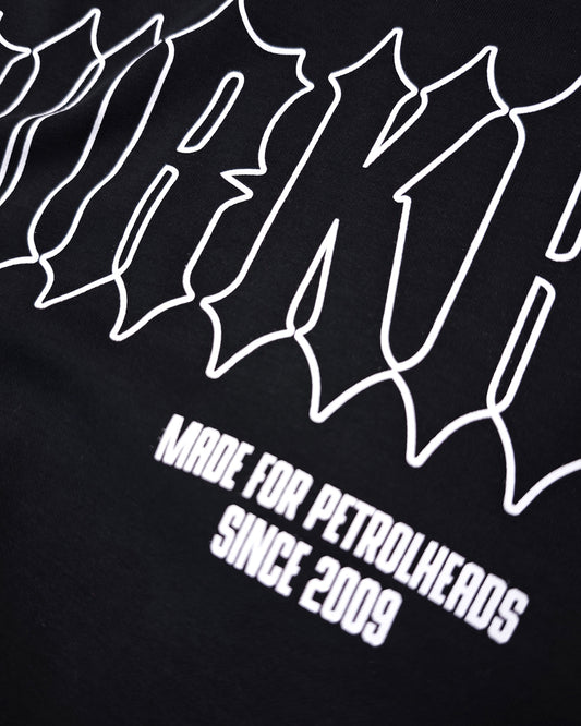 Oversized | T-Shirt |  Spikes | Schwarz