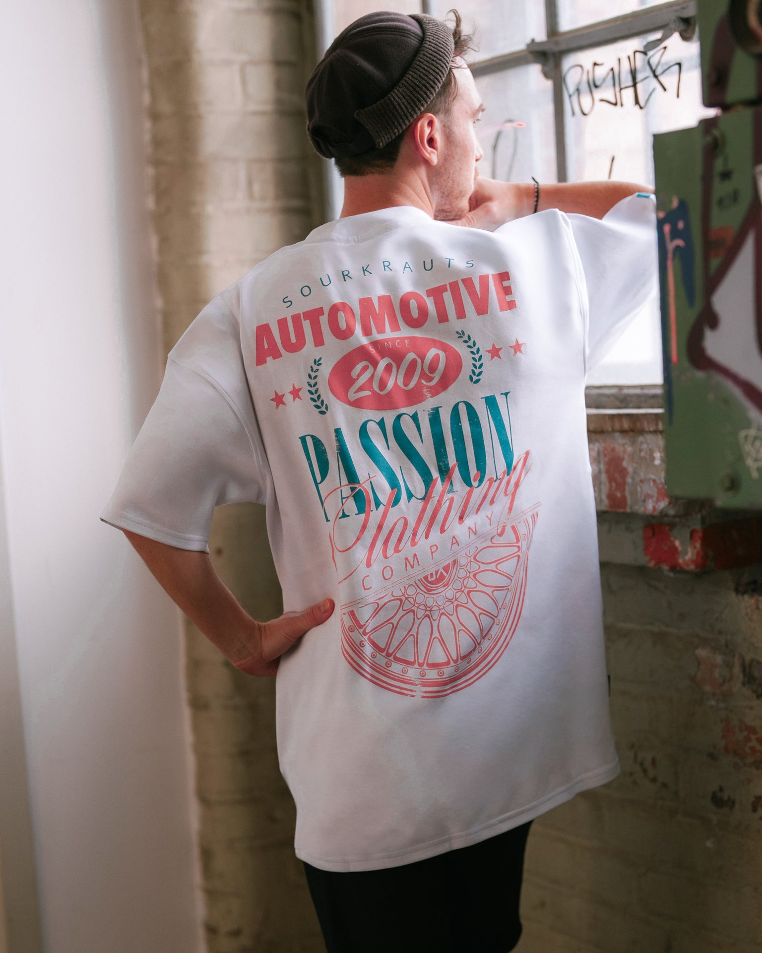 OVERSIZED T-Shirt | Stars | White