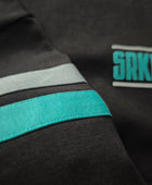 Oversized T-Shirt |  Stripes | Schwarz