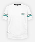Oversized T-Shirt |  Stripes | Weiss
