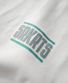 Oversized T-Shirt |  Stripes | Weiss