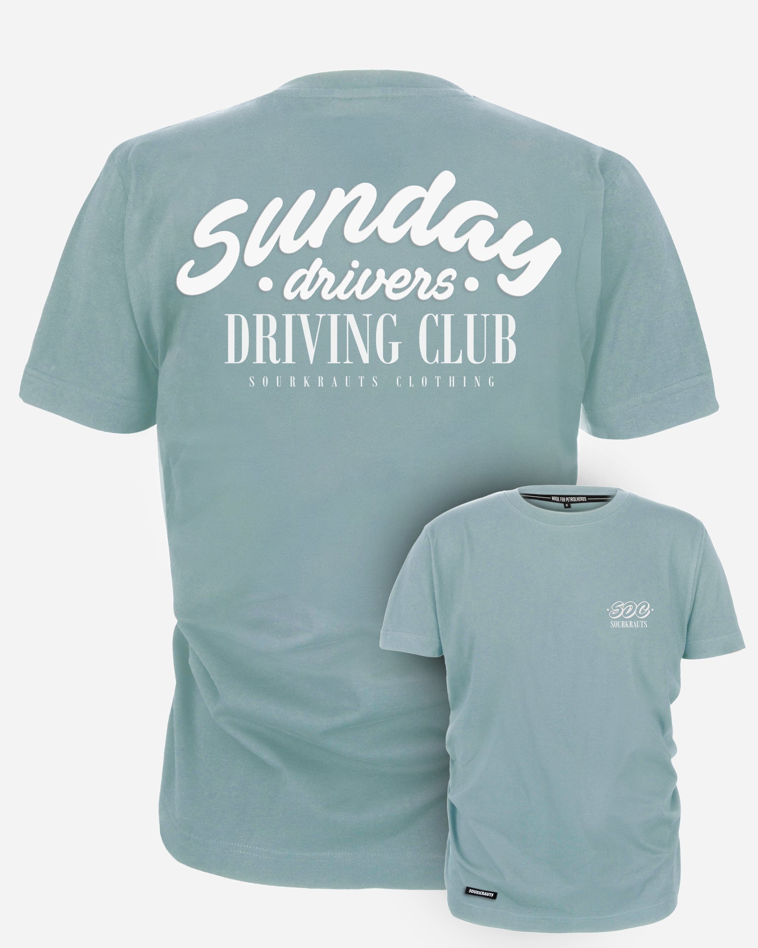 T-Shirt | Sunday Drivers | Blau