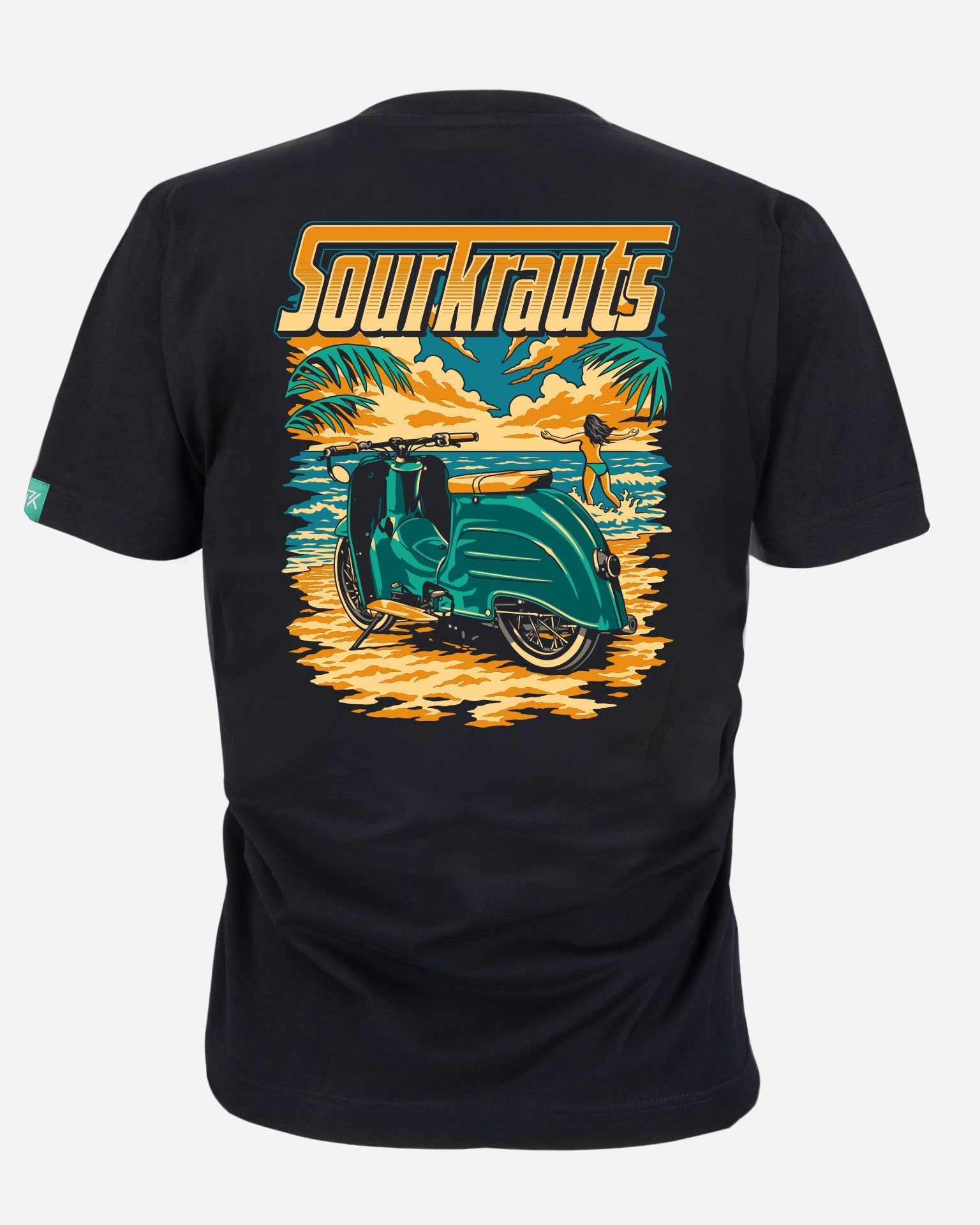 T-Shirt | Swallow Beach | Black