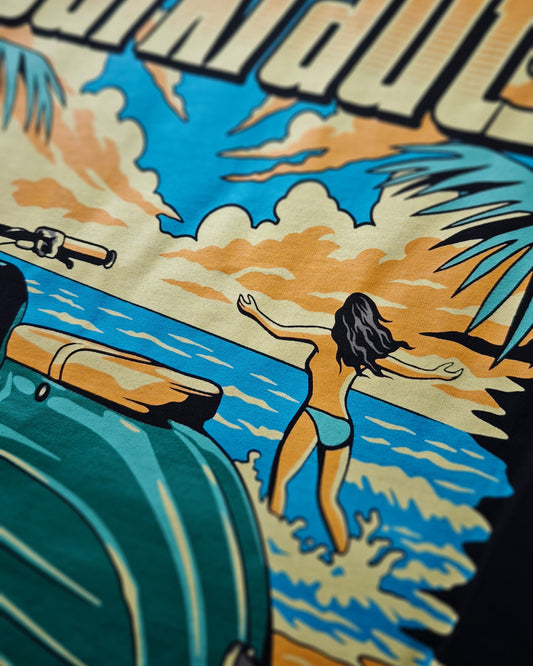 T-Shirt | Swallow Beach | Black
