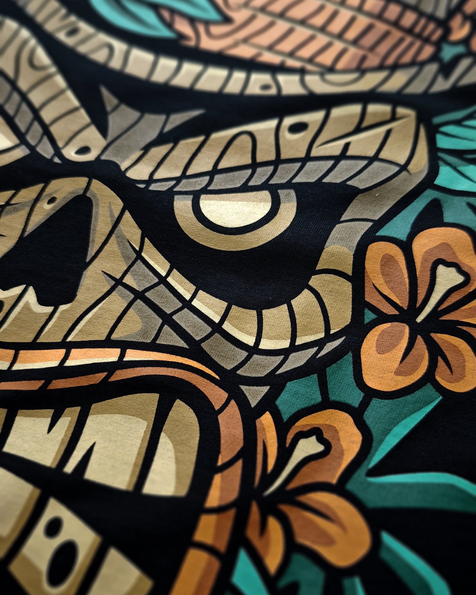 T-Shirt | Tiki | Black