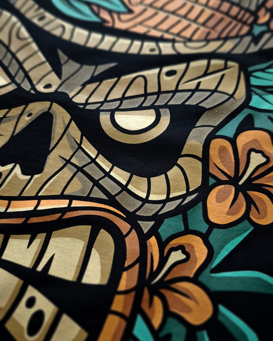 T-Shirt | Tiki | Black